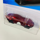 2022 Hot Wheels Experimotors Coupe Clip rojo cherry Primera Edición - Llavero