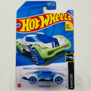 2022 Hot Wheels X-Raycers Cosmic Coupe blanco TRAP5 Glow in the Dark - Brilla en la Oscuridad