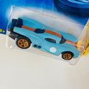 2008 Hot Wheels New Models Prototype H-24 celeste con naranja 5SP Primera Edición