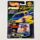 1998 Hot Wheels Pro Racing Premium NASCAR Trading Paint Collector Edition Ted Musgrave 16 Primestar Ford Taurus azul con amarillo Llantas de Goma Goodyear