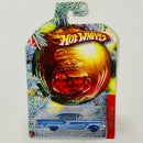 2010 Hot Wheels Walmart Exclusive Holiday Hot Rods 58 Ford Edsel celeste metálico 5SP base ZAMAC