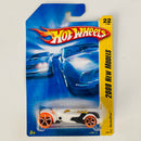 2008 Hot Wheels New Models RocketFire blanco OH5 Primera Edición