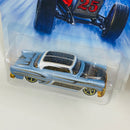 2014 Hot Wheels Walmart Exclusive Holiday Hot Rods Custom 53 Chevy celeste metálico OH5
