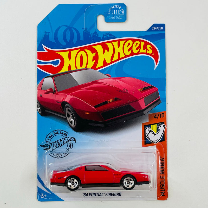 2020 Hot Wheels Muscle Mania 84 Pontiac Firebird rojo 5SP Primera Edición