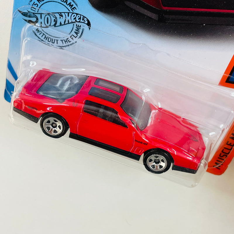 2020 Hot Wheels Muscle Mania 84 Pontiac Firebird rojo 5SP Primera Edición