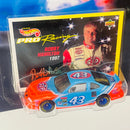 1997 Hot Wheels Pro Racing Premium NASCAR 1st Edition Superspeedway Bobby Hamilton 43 STP Pontiac Grand Prix celeste con naranja Llantas de Goma Goodyear