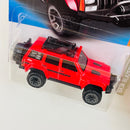 2022 Hot Wheels Baja Blazers 95 Jeep Cherokee rojo BLOR Primera Edición