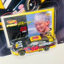 1997 Hot Wheels Pro Racing Premium NASCAR 1st Edition Superspeedway David Green 96 CAT Caterpillar Chevrolet Monte Carlo negro con amarillo Llantas de Goma Goodyear