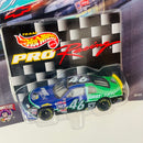 1998 Hot Wheels Pro Racing Premium NASCAR 1st Edition Wally Dallenbach Jr 46 First Union Chevrolet Monte Carlo azul con verde Llantas de Goma Goodyear