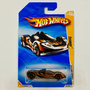 2010 Hot Wheels New Models Teegray negro PR5 base ZAMAC Primera Edición
