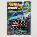 1998 Hot Wheels Pro Racing Premium NASCAR 1st Edition Wally Dallenbach Jr 46 First Union Chevrolet Monte Carlo azul con verde Llantas de Goma Goodyear