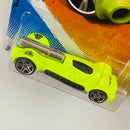 2011 Hot Wheels New Models Retro Active amarillo neón PR5 Primera Edición
