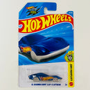 2026 Hot Wheels Experimotors El Segundo Coupe Clip azul metálico HW Racing base ZAMAC - Llavero