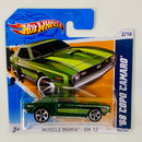 2012 Hot Wheels Muscle Mania GM 68 Copo Camaro Chevrolet verde MC5 Blíster Europeo