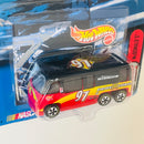 2000 Hot Wheels Racing NASCAR RV Series Limited Edition 1/25,000 Deluxe McDonalds Anthony Lazzaro 97 GMC Motorhome rojo con negro Goodyear BW