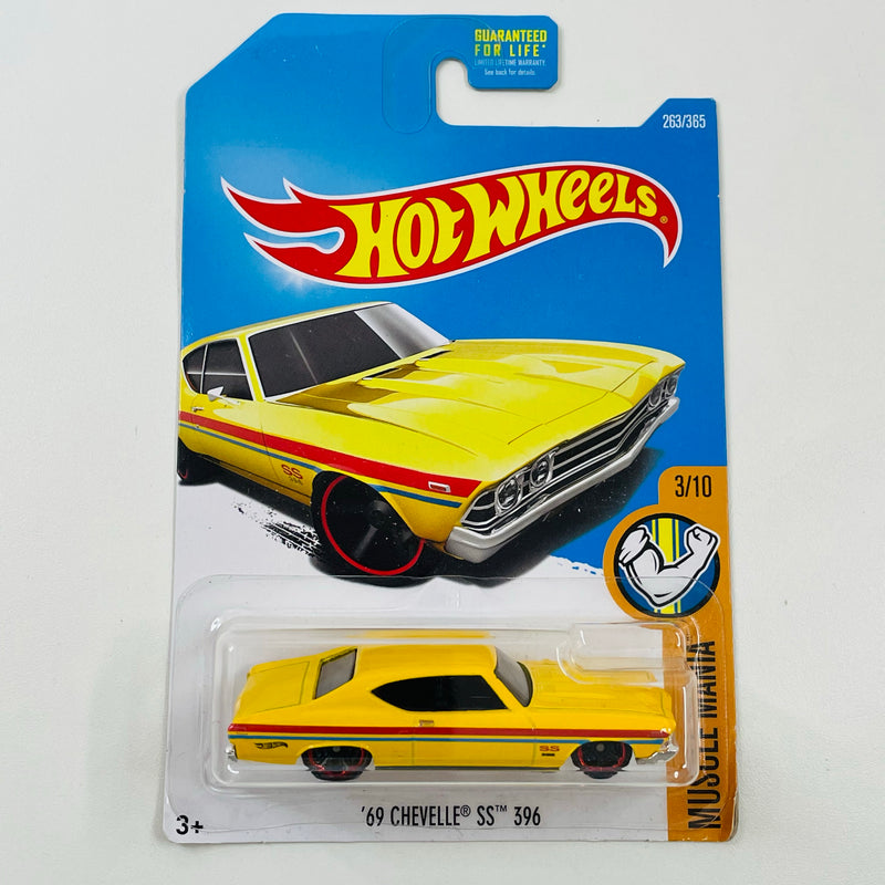 2017 Hot Wheels Muscle Mania 69 Chevelle SS 396 amarillo MC5