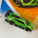 2011 Hot Wheels New Models Super Blitzen verde PR5 Primera Edición