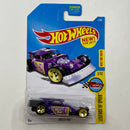 2017 Hot Wheels Legends of Speed Aristo Rat morado metálico 5SP Primera Edición