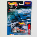 1999 Hot Wheels Racing NASCAR Deluxe Citgo Elliott Sadler 21 Scorchin Scooter blanco con naranja MC3 base ZAMAC
