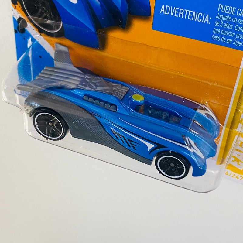 2012 Hot Wheels HW Premiere Eagle Massa azul metálico PR5 Blíster Europeo Primera Edición