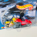 1999 Hot Wheels Racing NASCAR Deluxe Kelloggs Terry Labonte 5 Scorchin Scooter amarillo con rojo MC3 base ZAMAC
