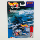 1999 Hot Wheels Racing NASCAR Deluxe Big Kmart Route 66 Darrell Waltrip 66 Scorchin Scooter rojo con azul MC3 base ZAMAC