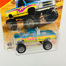 2026 Matchbox MBX Adventure Chevrolet K1500 Pickup turquesa metálico