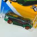 2012 Hot Wheels New Models Shane Warne Spin King verde metálico 10SP Primera Edición