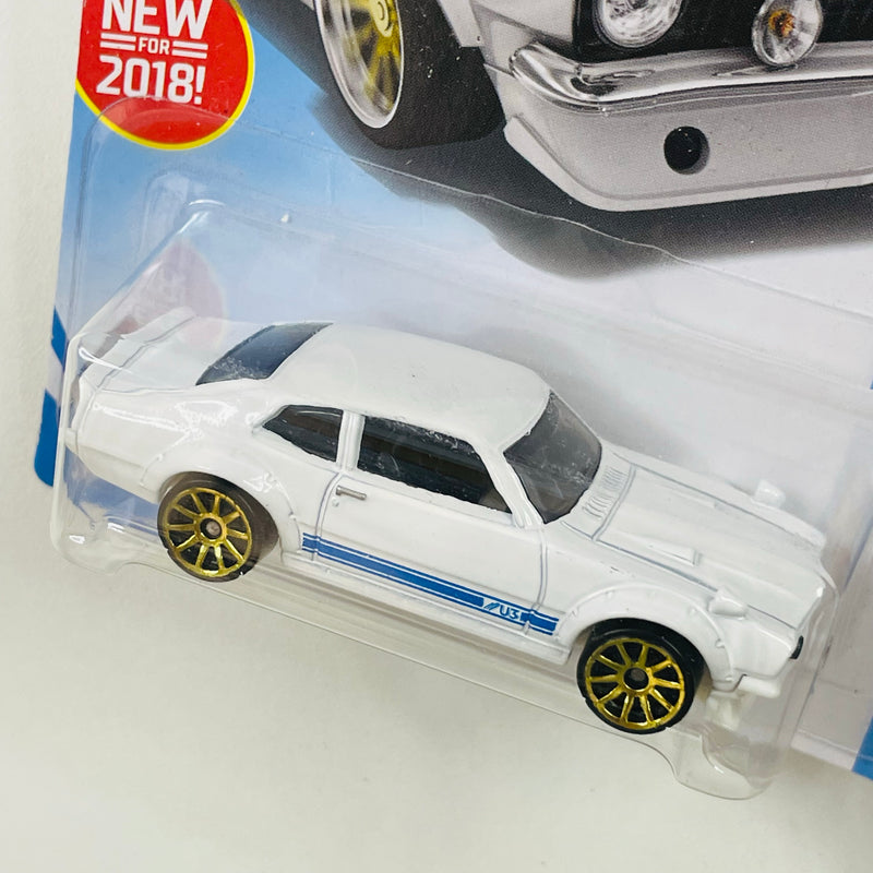 2018 Hot Wheels Factory Fresh Sung Kang Custom Ford Maverick blanco 10SP Primera Edición