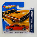 2012 Hot Wheels Muscle Mania Mopar 71 Dodge Challenger naranja MC5 Blíster Europeo