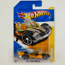 2011 Hot Wheels New Models Buzzerk negro con naranja OH5 Sierra Giratoria Primera Edición