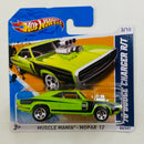2012 Hot Wheels Muscle Mania 70 Dodge Charger R/T verde 5SP Blíster Europeo