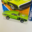 2012 Hot Wheels Muscle Mania 70 Dodge Charger R/T verde 5SP Blíster Europeo