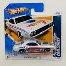 2012 Hot Wheels HW Racing 70 Dodge Hemi Challenger blanco MC5 Blíster Europeo