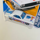 2012 Hot Wheels HW Racing 70 Dodge Hemi Challenger blanco MC5 Blíster Europeo