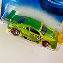 2008 Hot Wheels New Models Amazoom verde con amarillo 10SP Primera Edición