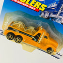 2000 Hot Wheels Haulers Duracell Modern Cable Truck Camión Portacables naranja 3SP