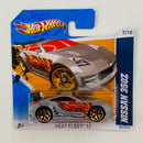 2012 Hot Wheels Heat Fleet Nissan 350Z gris metálico Y5 Blíster Europeo