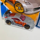 2012 Hot Wheels Heat Fleet Nissan 350Z gris metálico Y5 Blíster Europeo
