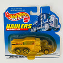 2000 Hot Wheels Haulers Bio Blitzers Classic Hauler Camión Volquete plata metálico 6SP Primera Edición - Detalle Burbuja
