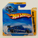 2012 Hot Wheels HW Premiere Mopar Dodge Charger Drift Car azul metálico OH5 Primera Edición - Detalle Tarjeta
