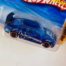 2012 Hot Wheels HW Premiere Mopar Dodge Charger Drift Car azul metálico OH5 Primera Edición - Detalle Tarjeta