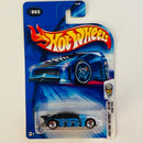 2004 Hot Wheels First Editions Mopar Dodge Neon 065 negro con blanco 5SP Primera Edición