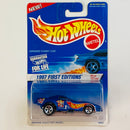 1997 Hot Wheels First Editions Pontiac Firebird Funny Car azul metálico 5SP base ZAMAC Primera Edición