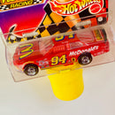 1998 Hot Wheels NASCAR Reese's Racing Promotional Bill Elliott 94 McDonalds Coca Cola Ford Taurus rojo Llantas Goodyear