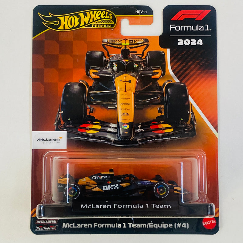 2025 Hot Wheels Premium Formula One Collection F1 McLaren Formula 1 Team