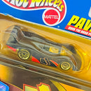 2001 Hot Wheels Pavement Pounders Exclusive Sol-Aire CX-4 y camión Short Nose Sleeper Cab Truck Primera Edición