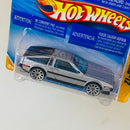 2010 Hot Wheels HW Premiere 81 DeLorean DMC-12 plata metálico 10SP Primera Edición