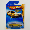 2010 Hot Wheels New Models 81 DeLorean DMC-12 dorado metálico 10SP Primera Edición