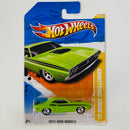 2011 Hot Wheels New Models 71 Dodge Challenger verde 5SP Primera Edición
